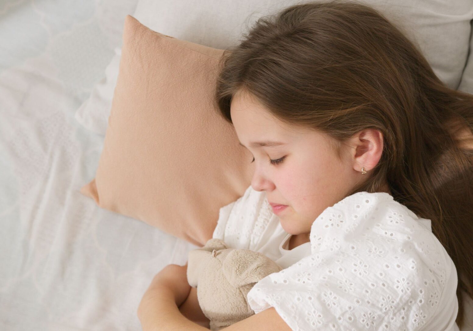 Zara girl with stuffed animal